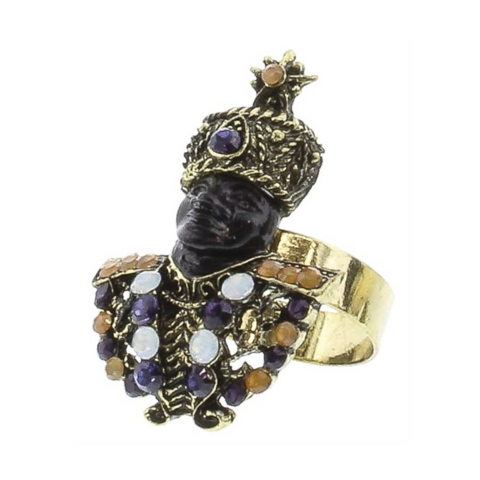 ANILLO CABECITA CRISTALES