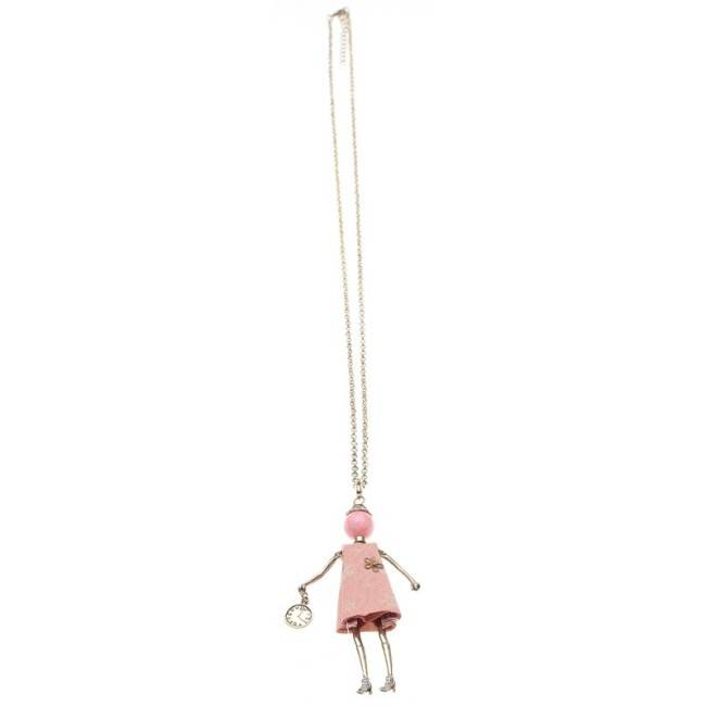 DOLL PENDANT LONG NECKLACE