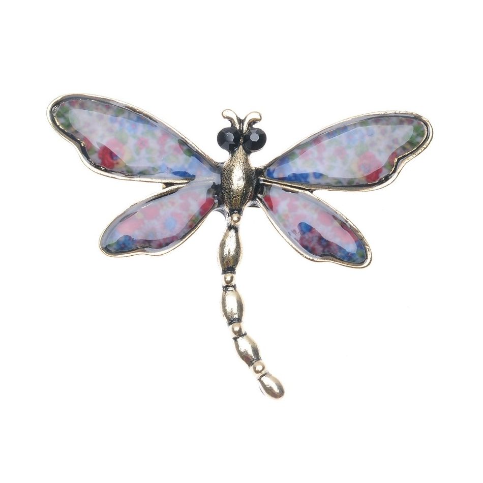 BROCHE METAL ESMALTE