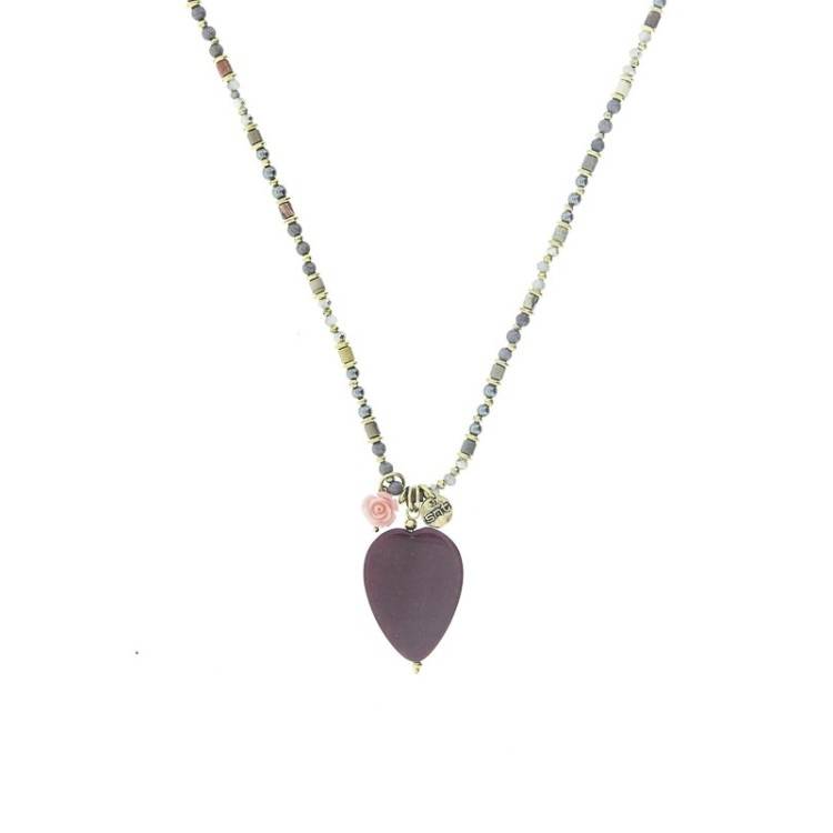 LONG STONE PENDANT NECKLACE 2