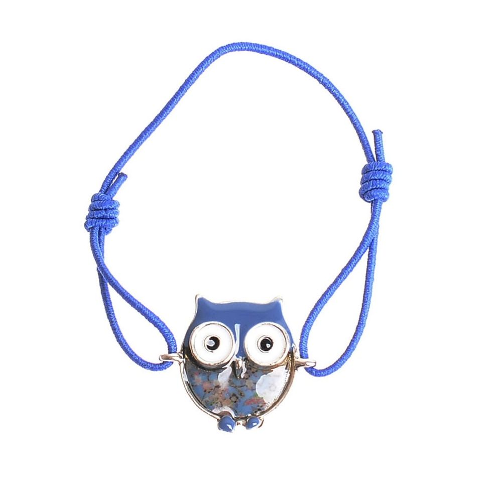 RESIN METAL BEADS ELASTIC BRACELET