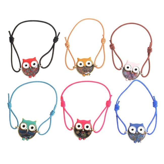 PULSERA GOMITA CUENTA METAL RESINA