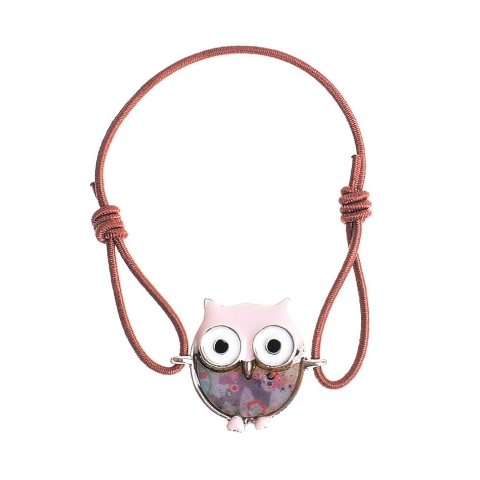 PULSERA GOMITA CUENTA METAL RESINA
