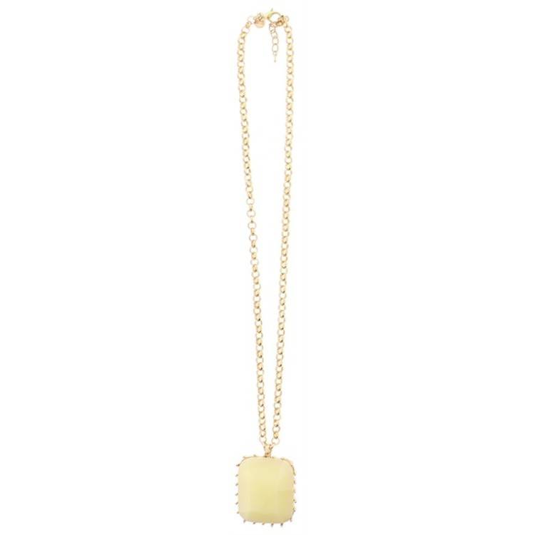 COLLAR LARGO COLG. METAL RESINA