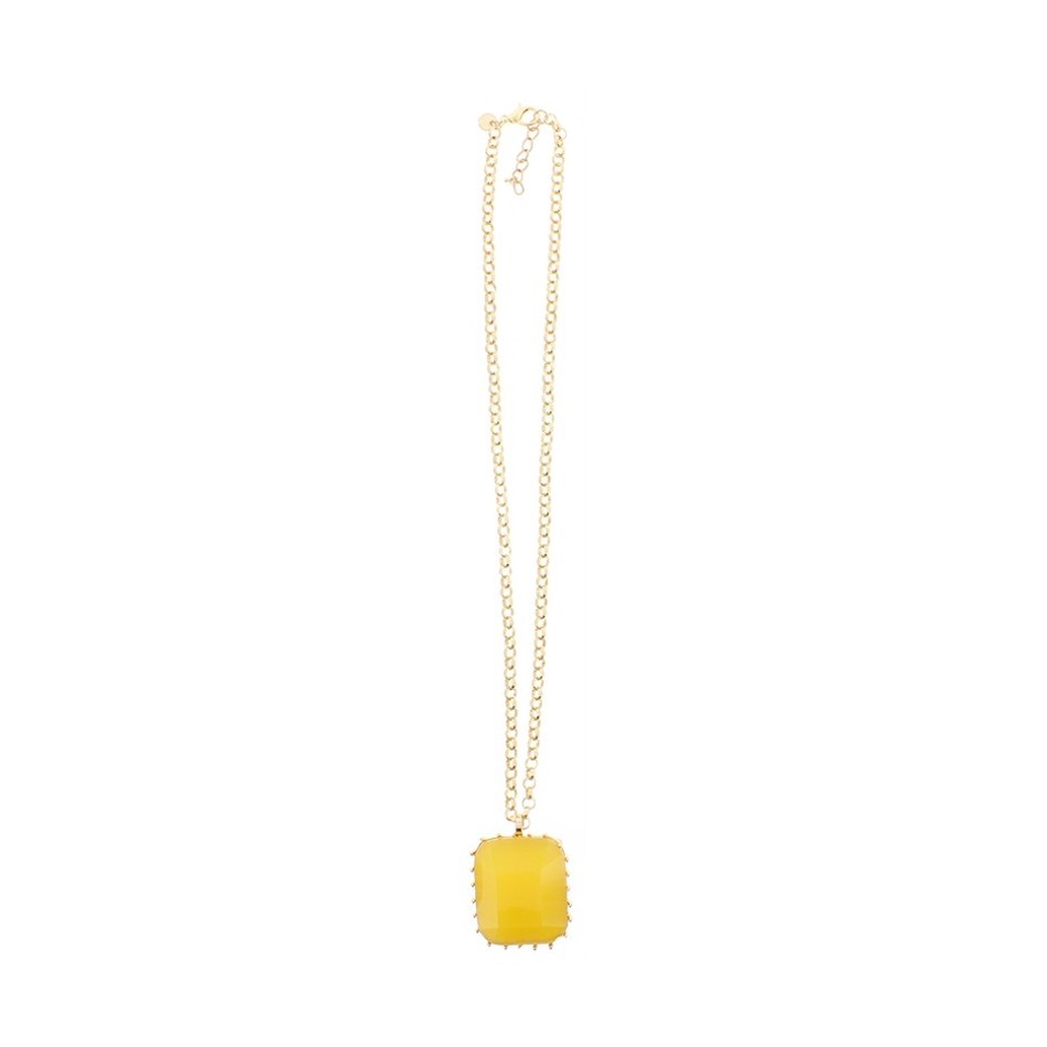COLLAR LARGO COLG. METAL RESINA