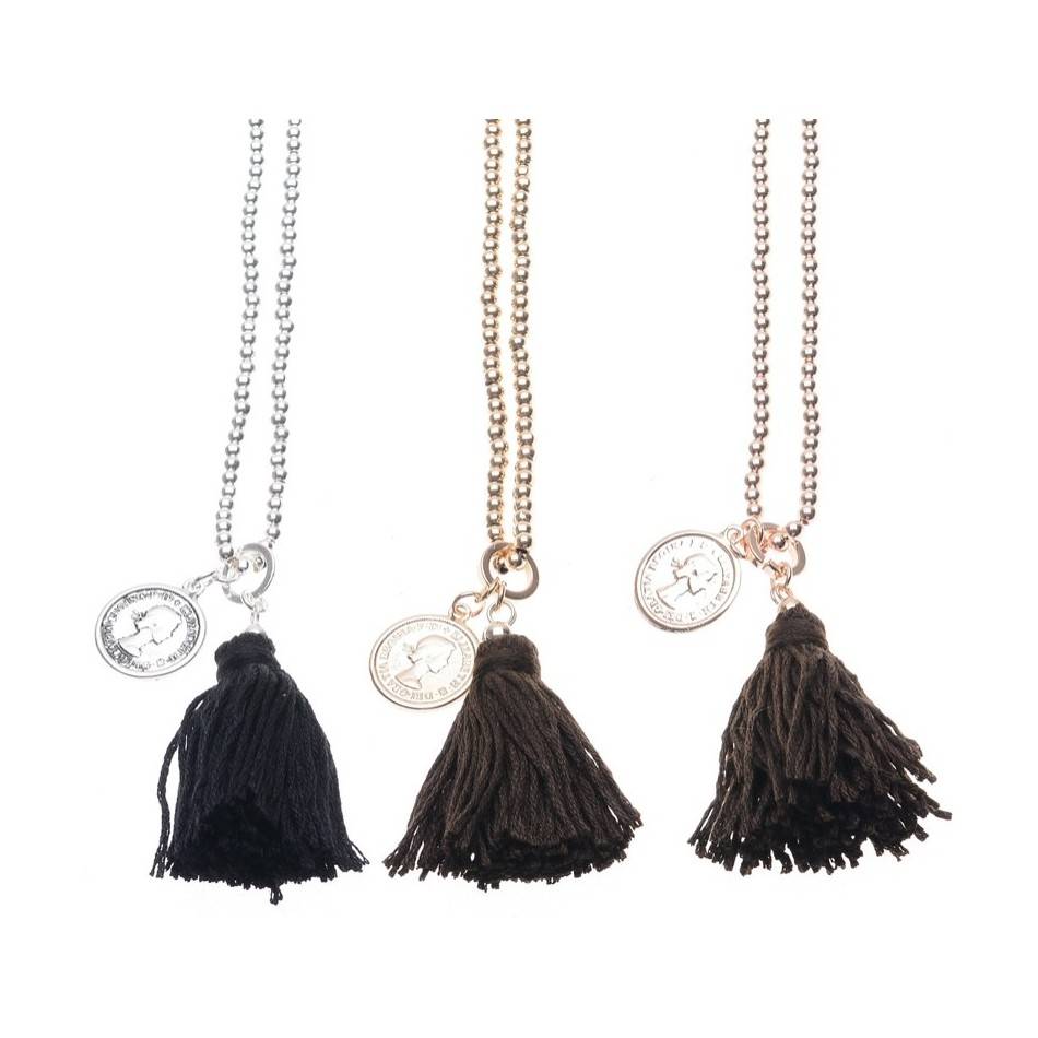 LONG PENDANT NECKLACE FRINGE