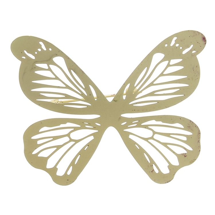 METAL BUTTERFLY BROOCH