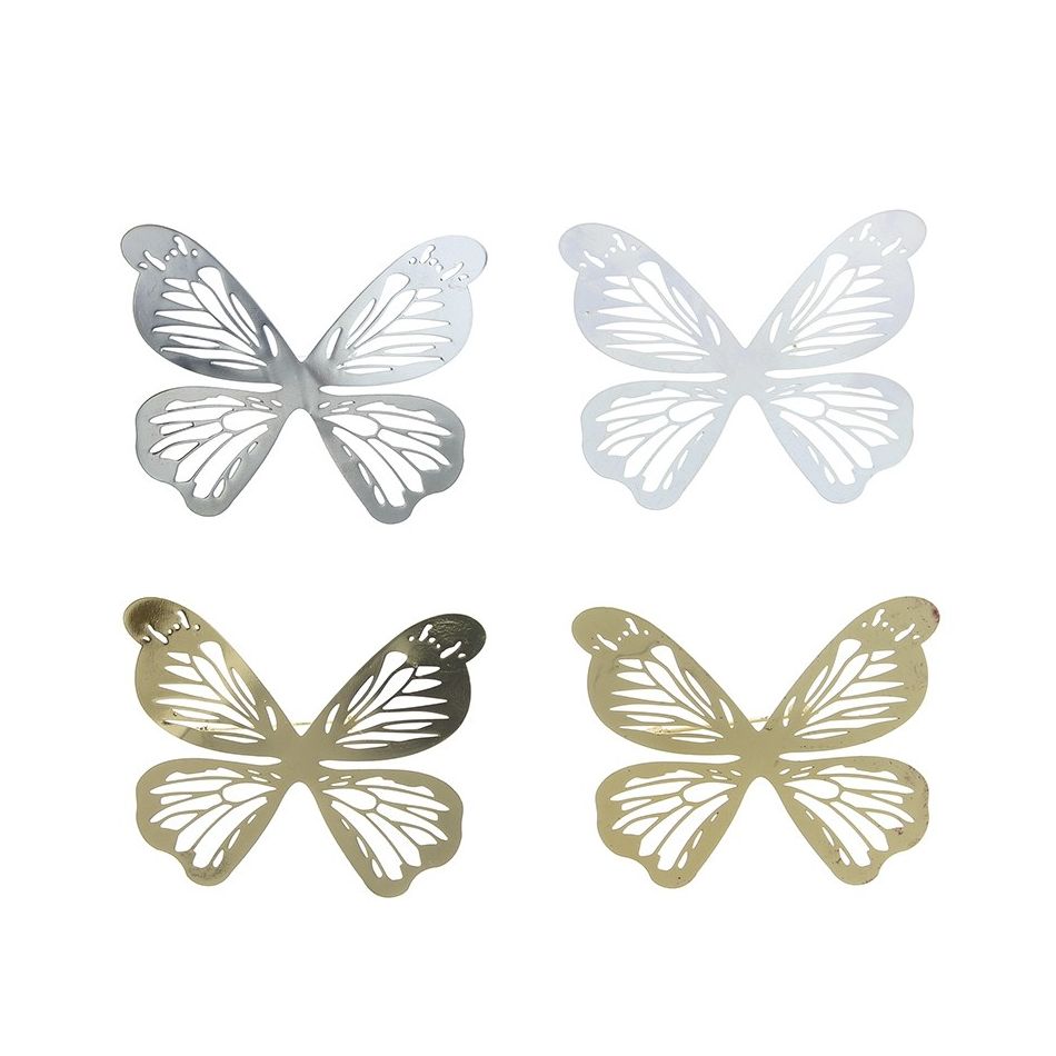 METAL BUTTERFLY BROOCH