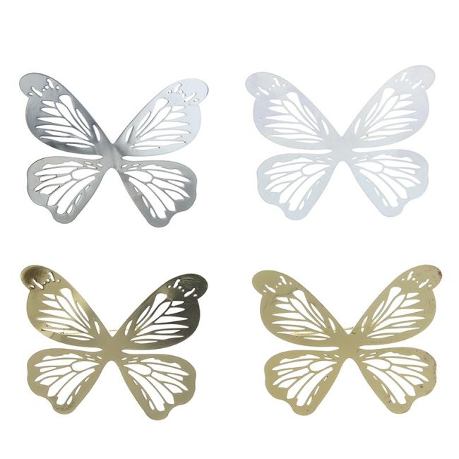 METAL BUTTERFLY BROOCH