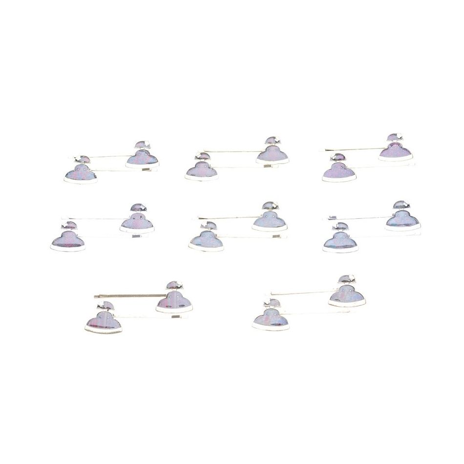 METAL ENAMEL HAIRPINS