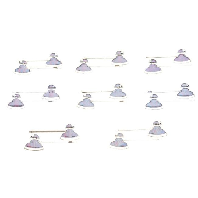 METAL ENAMEL HAIRPINS