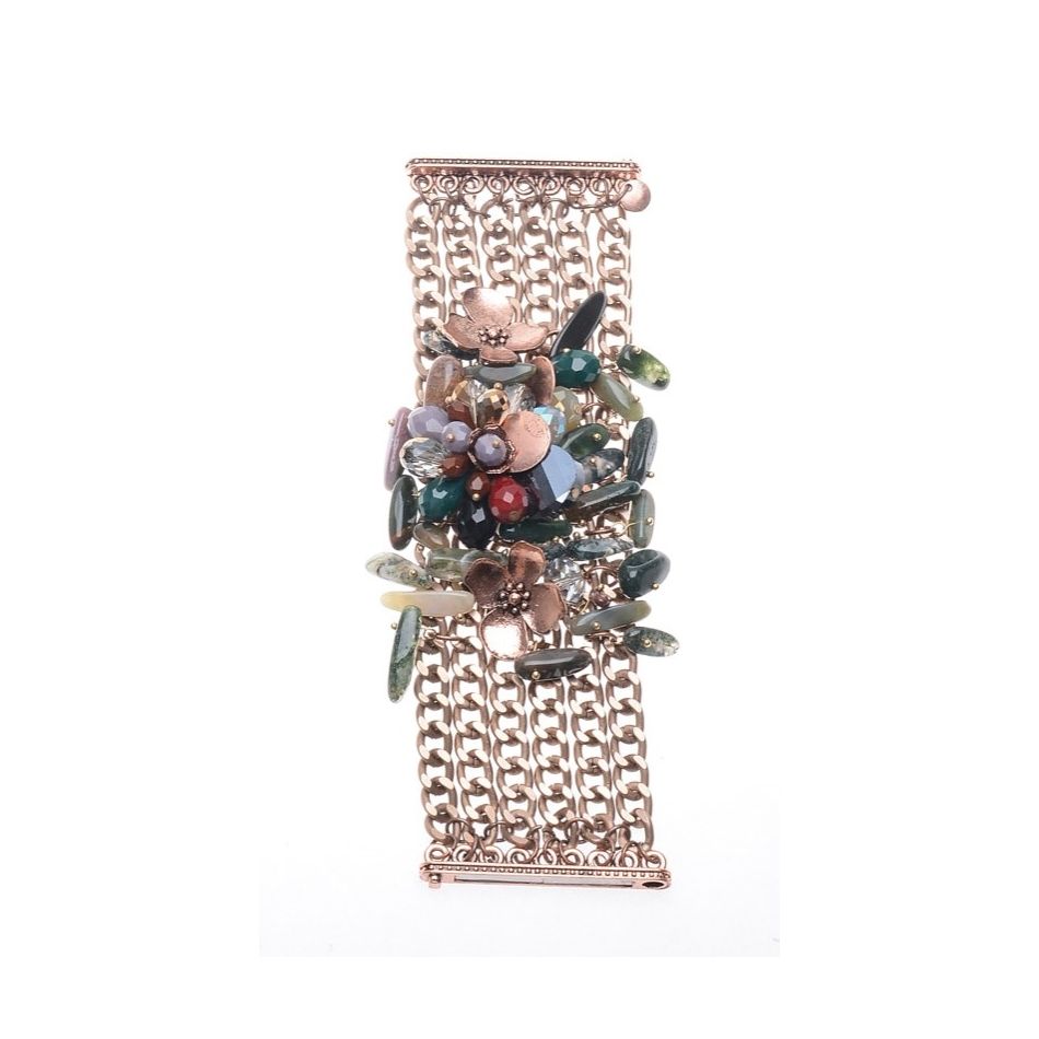 PULSERA CADENAS CUENTAS