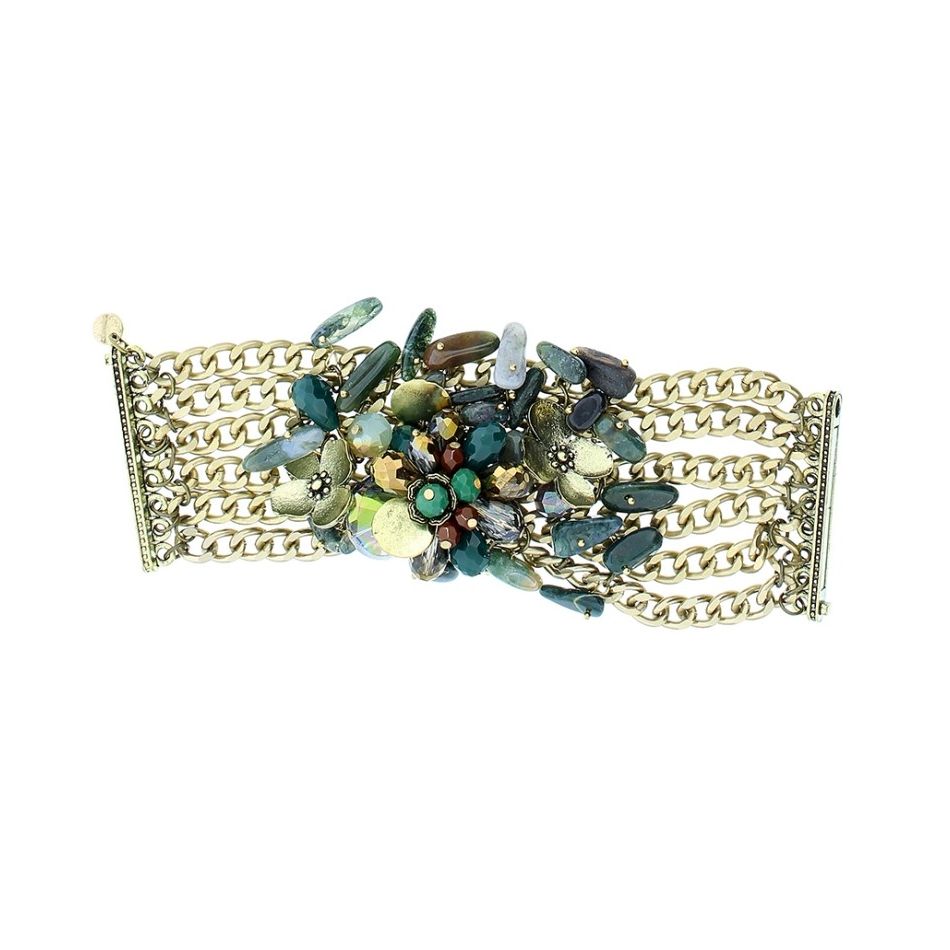PULSERA CADENAS CUENTAS
