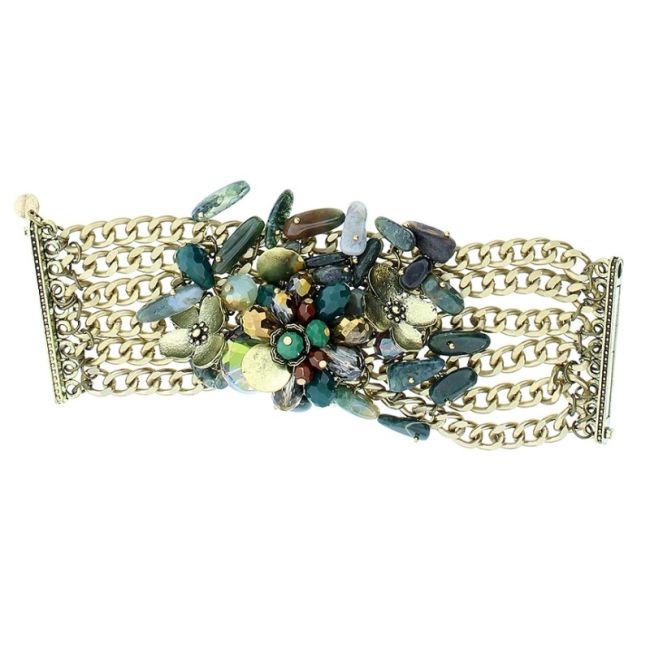 PULSERA CADENAS CUENTAS