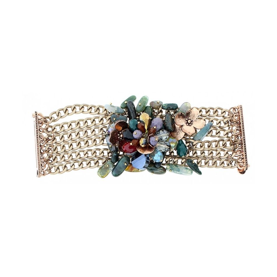 PULSERA CADENAS CUENTAS