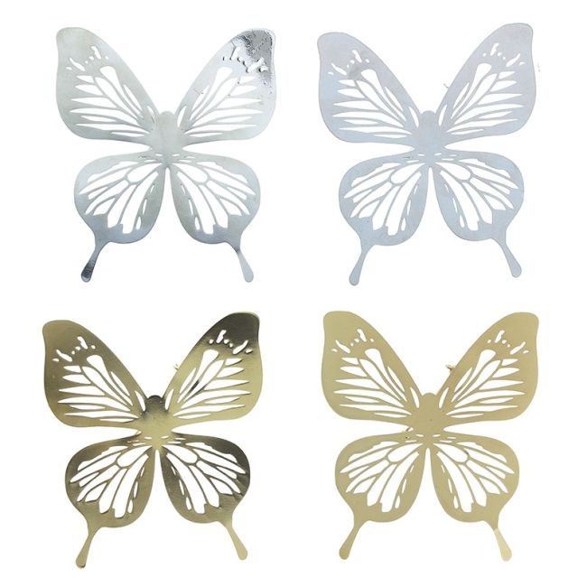 METAL BUTTERFLY BROOCH