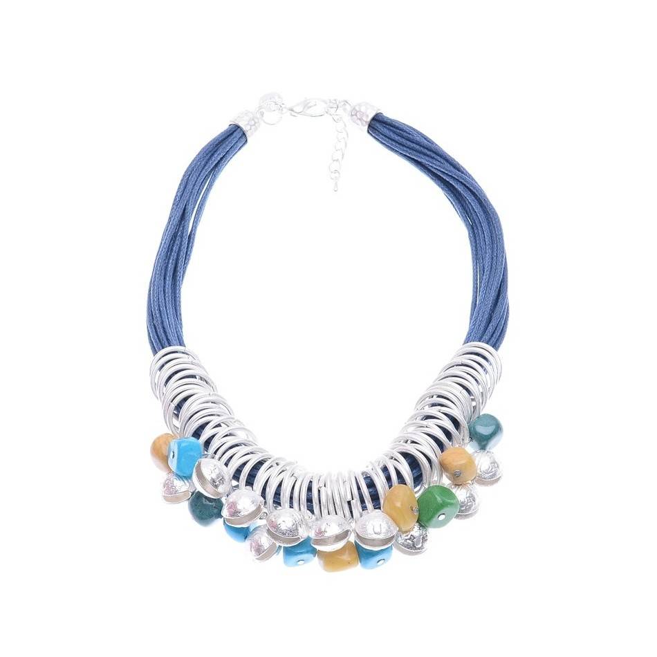 GARGANTILLA CORDONES CUENTAS