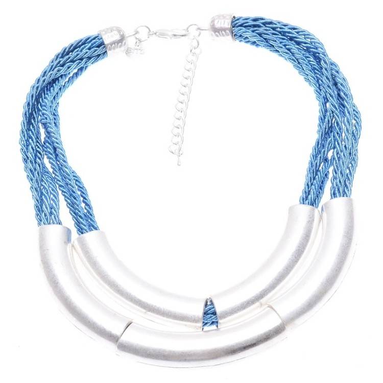 METAL LACE SHORT NECKLACE