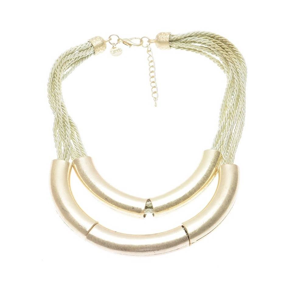 METAL LACE SHORT NECKLACE