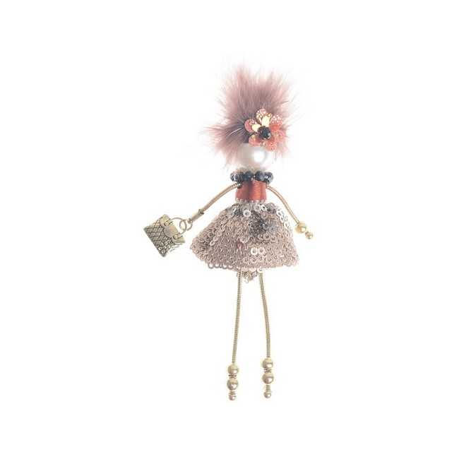 LADY QUEEN DOLL BROOCH