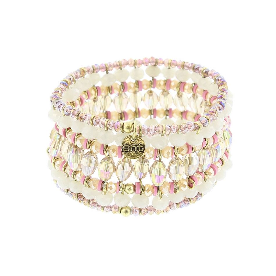 ELASTIC METAL CRYSTALS BRACELET