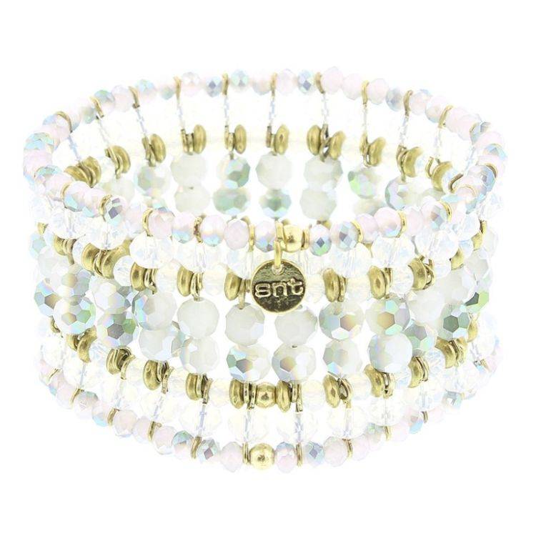 ELASTIC METAL CRYSTALS BRACELET