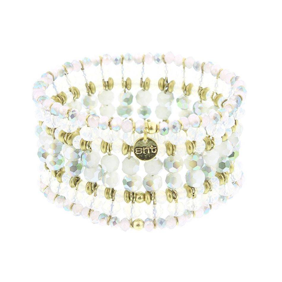 ELASTIC METAL CRYSTALS BRACELET
