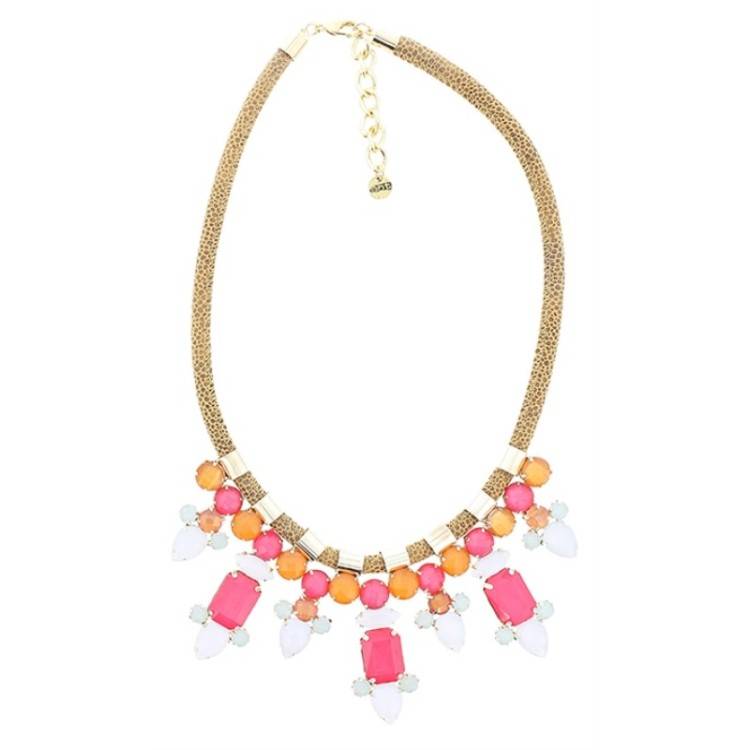 INCLUDED BEADS SHORT NECKLACE 2