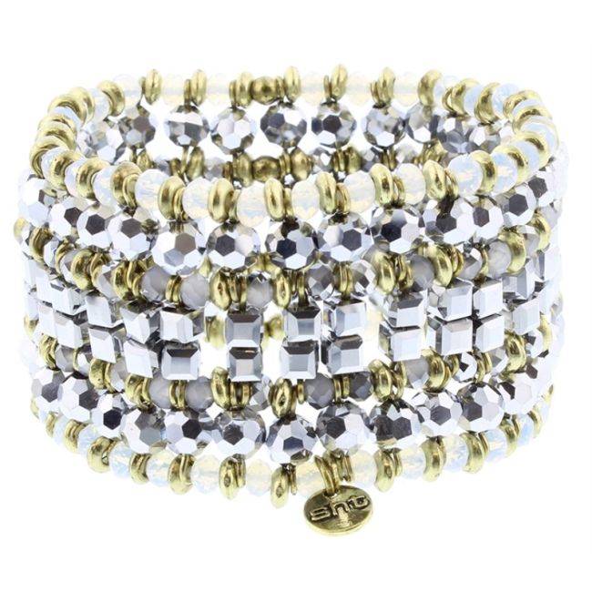 PULSERA ELECTRICA CRISTALES FACETADOS