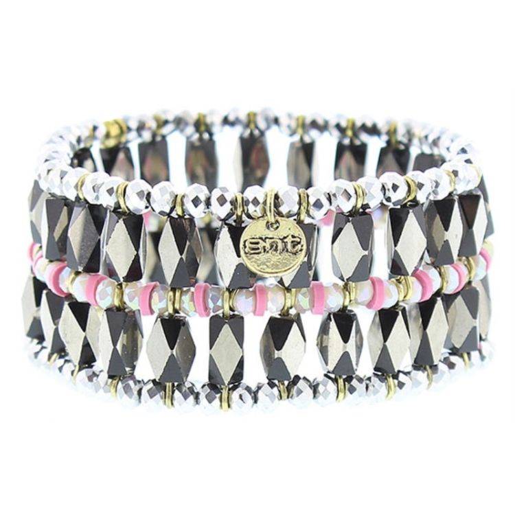 FACETED CRYSTALS ELECTRIC BRACELET