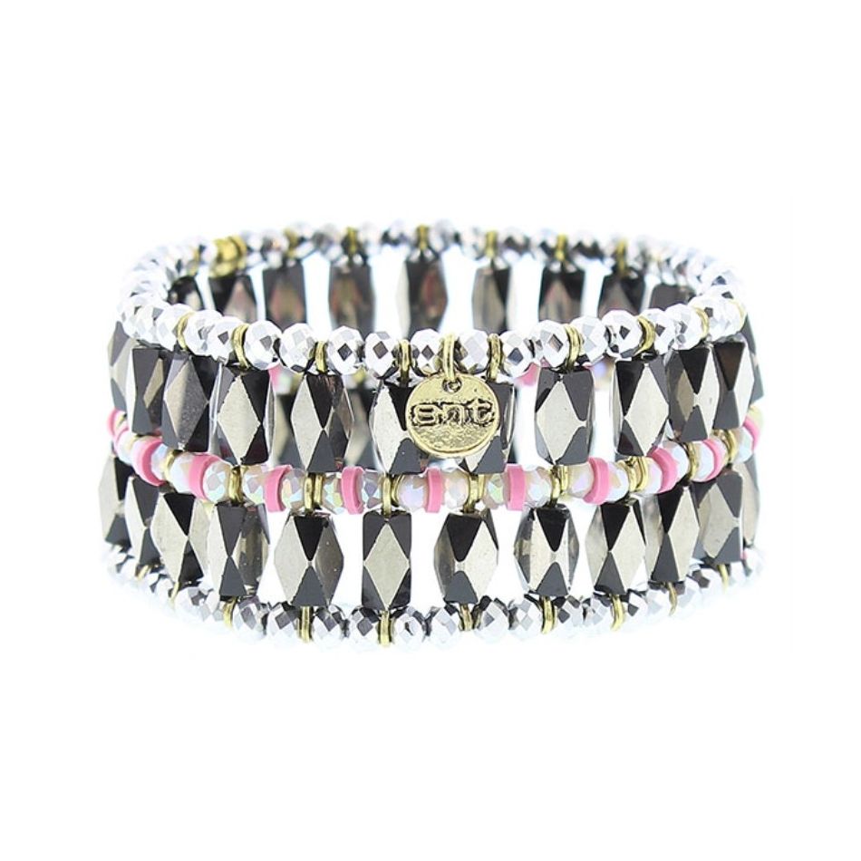 FACETED CRYSTALS ELECTRIC BRACELET