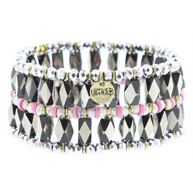 PULSERA ELECTRICA CRISTALES FACETADOS