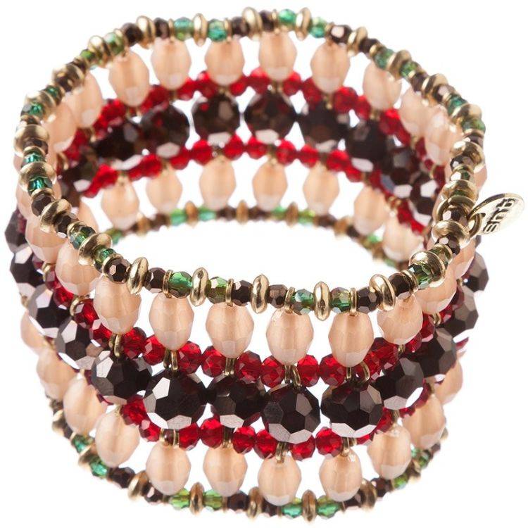 FACETED CRYSTALS ELECTRIC BRACELET