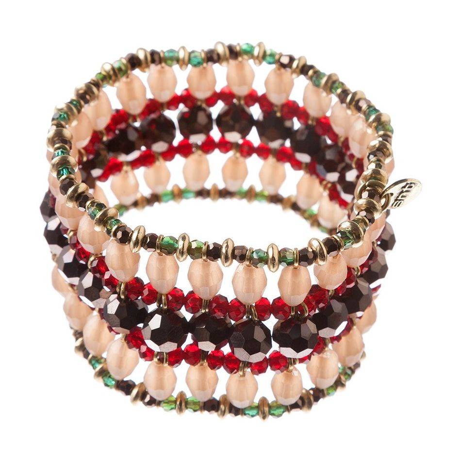 FACETED CRYSTALS ELECTRIC BRACELET