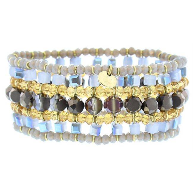 FACETED CRYSTALS ELECTRIC BRACELET