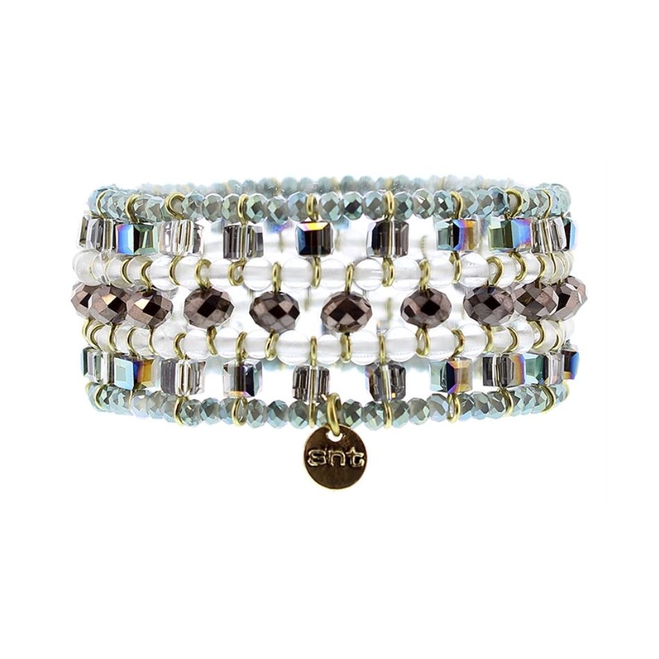 FACETED CRYSTALS ELECTRIC BRACELET