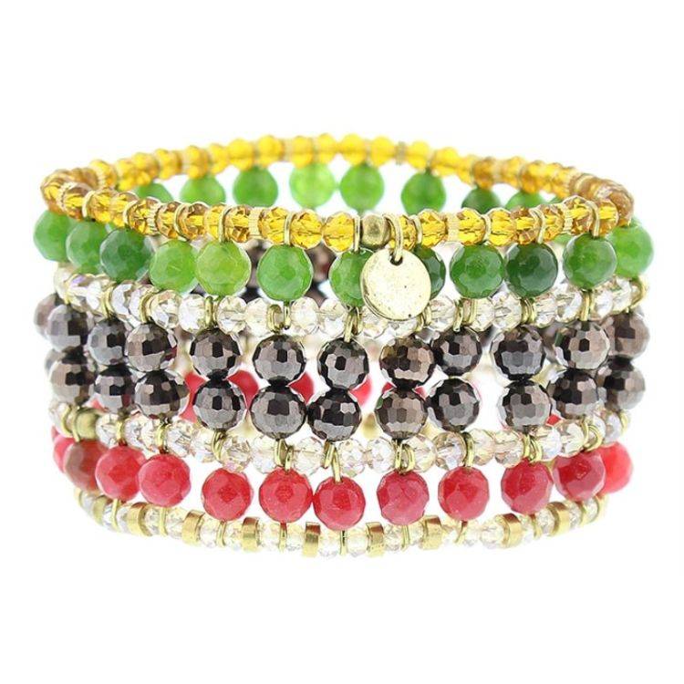 FACETED CRYSTALS ELECTRIC BRACELET