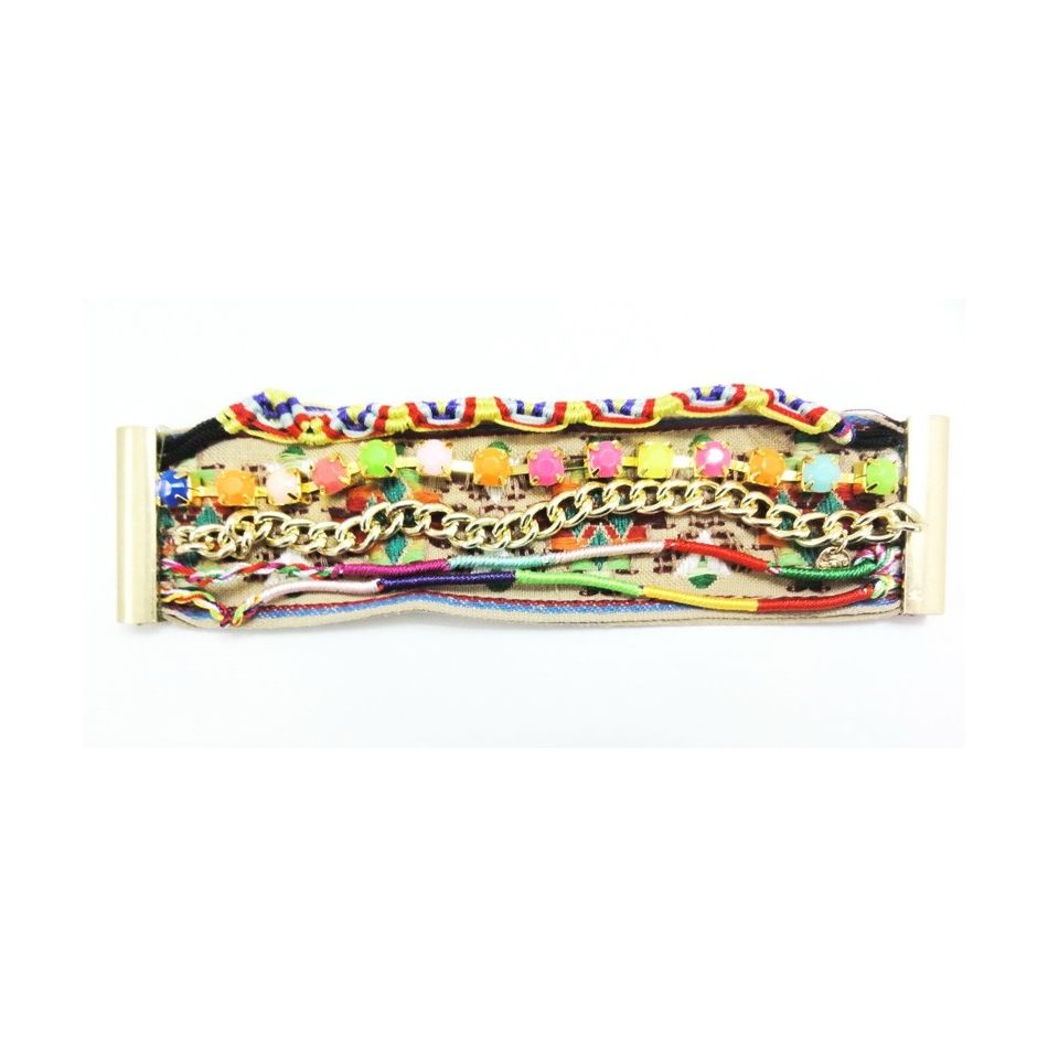 PULSERA ÉTNICA CIERRE IMÁN