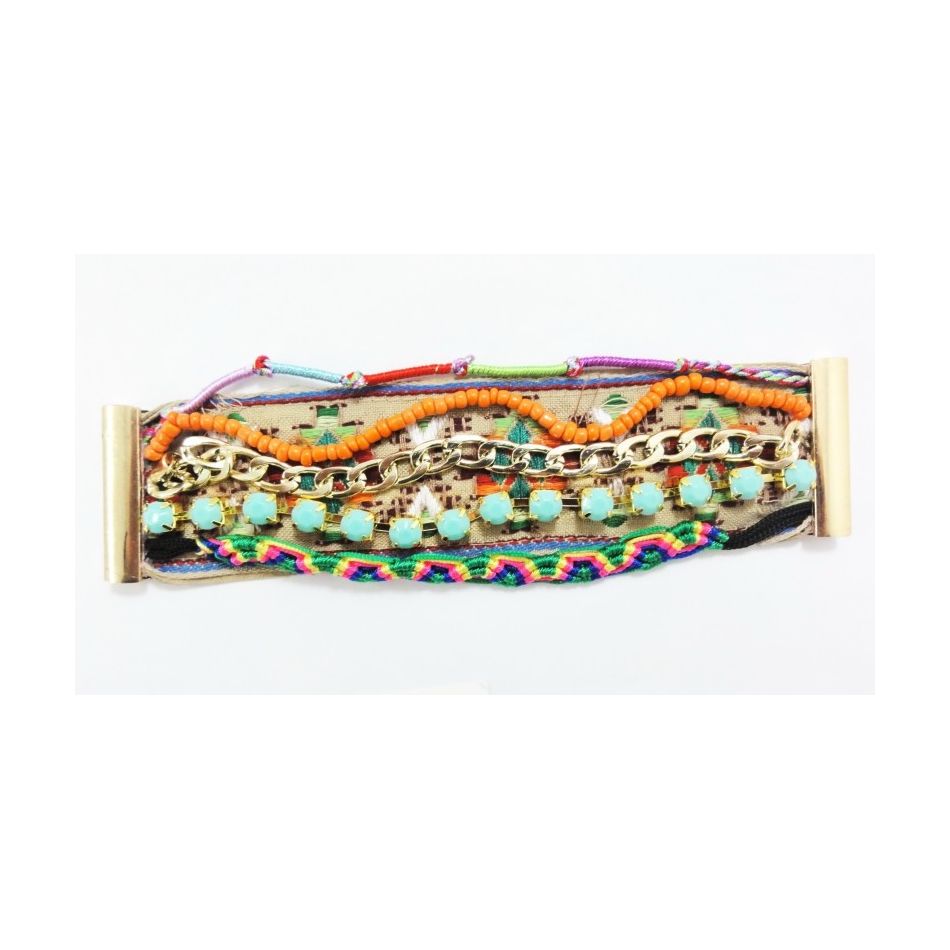 PULSERA ÉTNICA CIERRE IMÁN