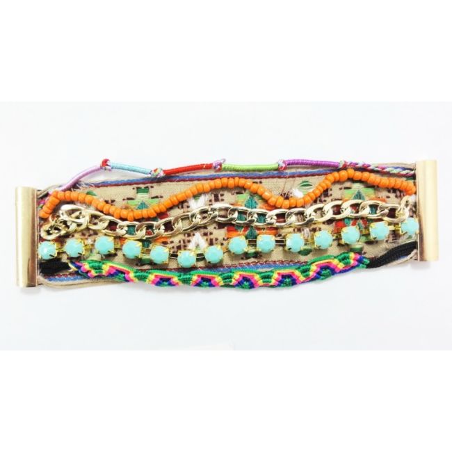 PULSERA ÉTNICA CIERRE IMÁN