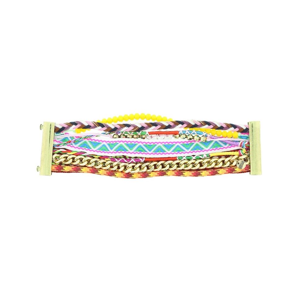 MULTI-STRAND BRACELET WITH MAGNET CLOSURE