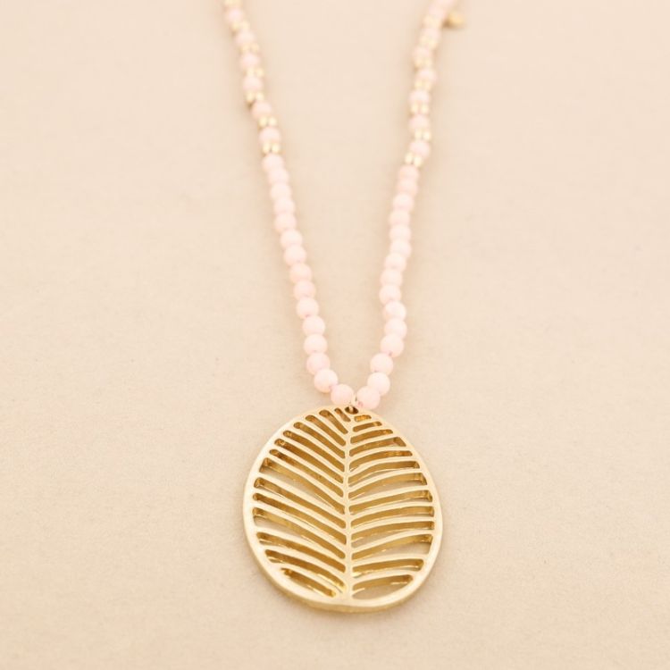 LONG NECKLACE PENDANT LEAF PENDANT
