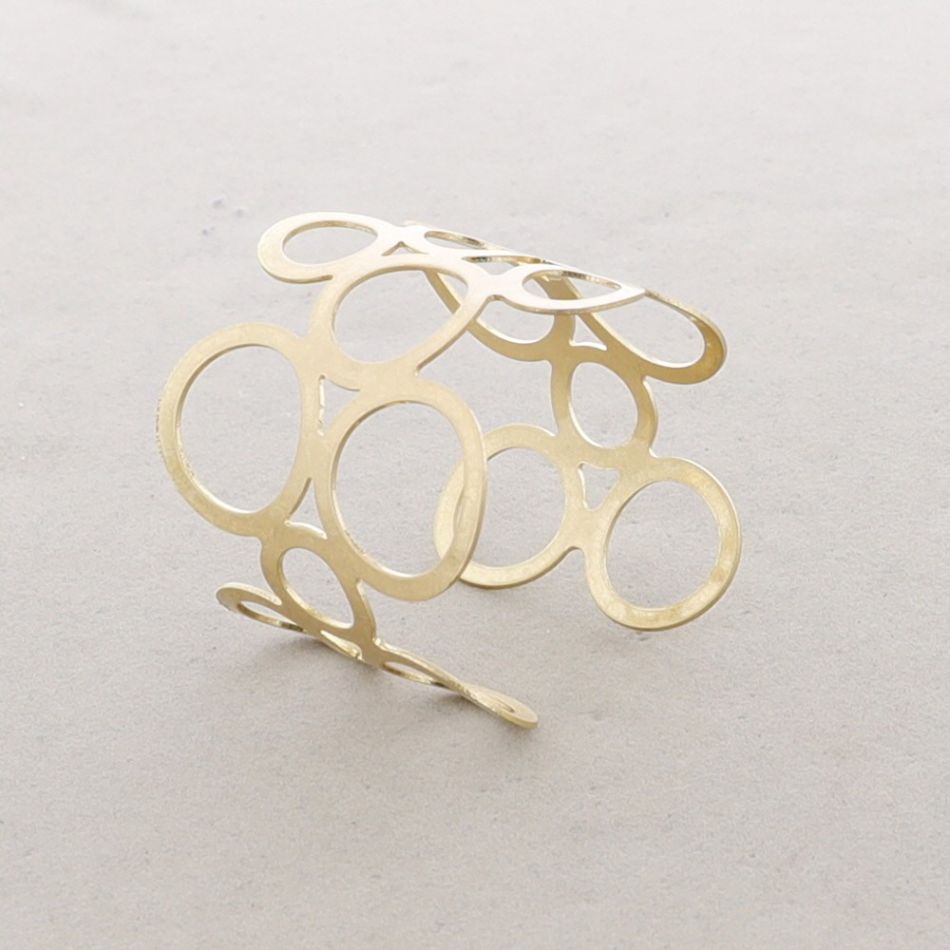 ADJUSTABLE FILIGREE METAL BRACELET