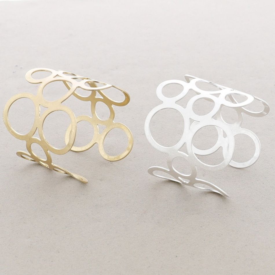 ADJUSTABLE FILIGREE METAL BRACELET