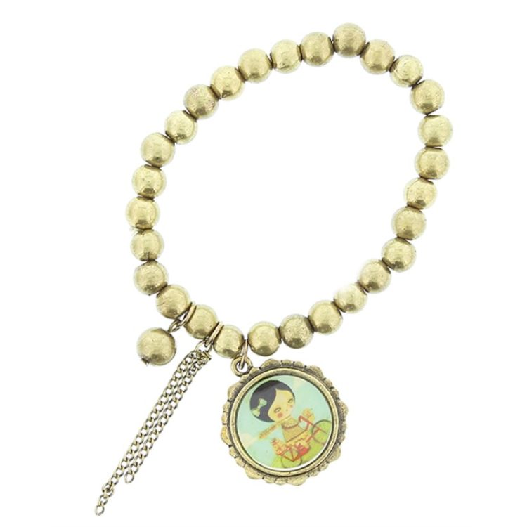 ENAMEL METAL BRACELET