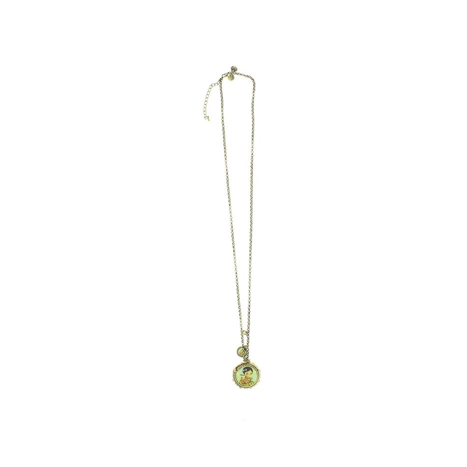 COLLAR LARGO COLG. METAL ESMALTE