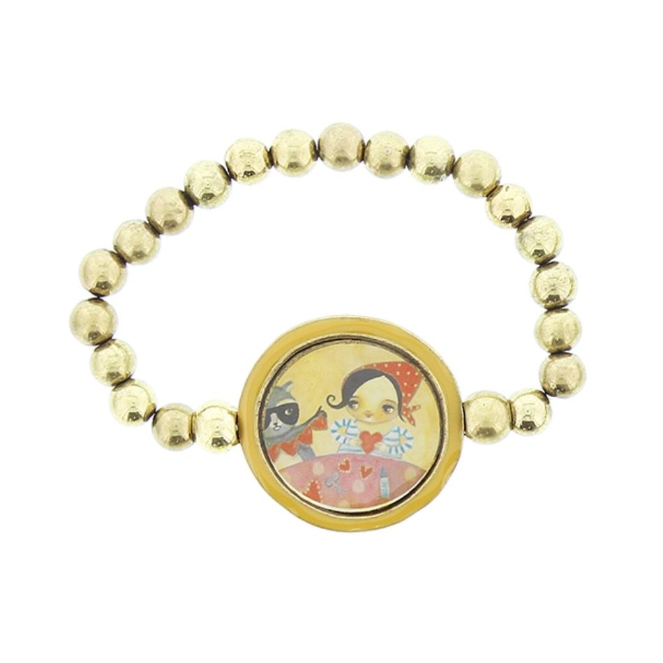 PULSERA METAL ESMALTE