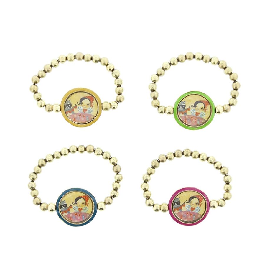 PULSERA METAL ESMALTE