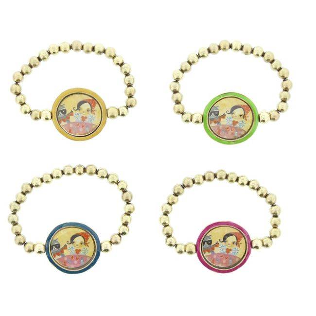 ENAMEL METAL BRACELET