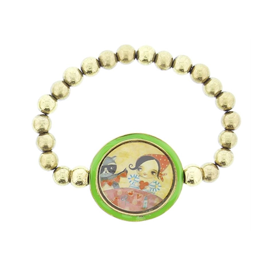 ENAMEL METAL BRACELET